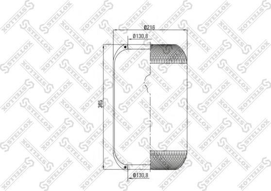 Stellox 90-36341-SX - Pneimoatsperes spilvens, Pneimopiekare ps1.lv