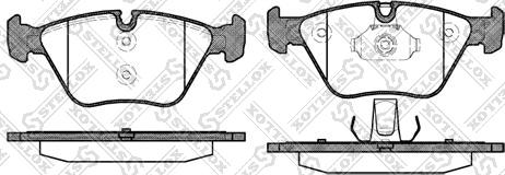 BOSCH 0 986 AB4 598 - Bremžu uzliku kompl., Disku bremzes ps1.lv