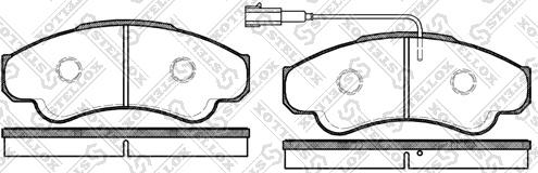 Stellox 970 001BL-SX - Bremžu uzliku kompl., Disku bremzes ps1.lv