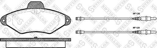 Stellox 449 004-SX - Bremžu uzliku kompl., Disku bremzes ps1.lv