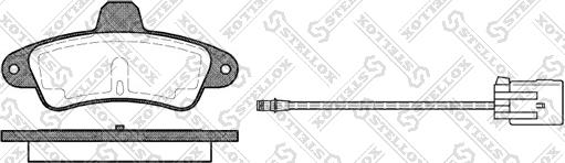 Stellox 444 002-SX - Bremžu uzliku kompl., Disku bremzes ps1.lv