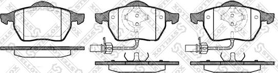 Stellox 401 022B-SX - Bremžu uzliku kompl., Disku bremzes ps1.lv