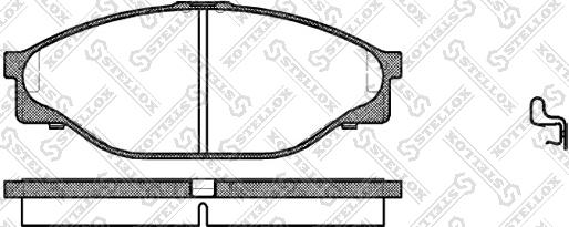 Stellox 423 020-SX - Bremžu uzliku kompl., Disku bremzes ps1.lv