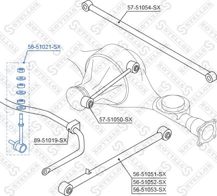 Stellox 56-51021-SX - Stiepnis / Atsaite, Stabilizators ps1.lv