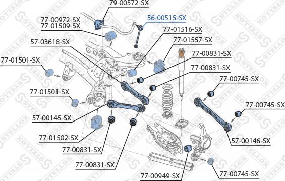 Stellox 56-00515-SX - Stiepnis / Atsaite, Stabilizators ps1.lv