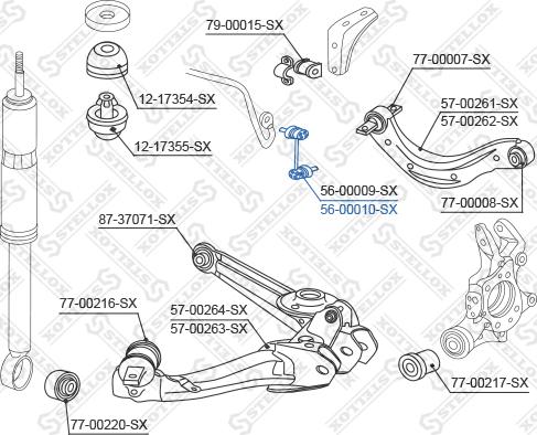 Stellox 56-00010-SX - Stiepnis / Atsaite, Stabilizators ps1.lv