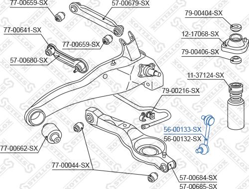 Stellox 56-00133-SX - Stiepnis / Atsaite, Stabilizators ps1.lv