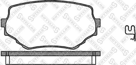 Stellox 605 002-SX - Bremžu uzliku kompl., Disku bremzes ps1.lv