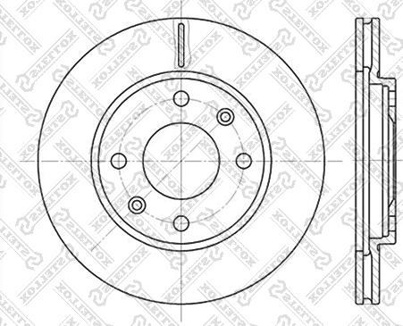 Stellox 6020-9918V-SX - Bremžu diski ps1.lv