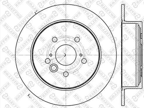 BENDIX 562288BC - Bremžu diski ps1.lv