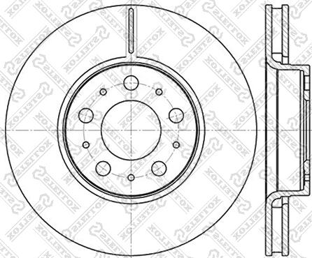 Stellox 6020-4841V-SX - Bremžu diski ps1.lv