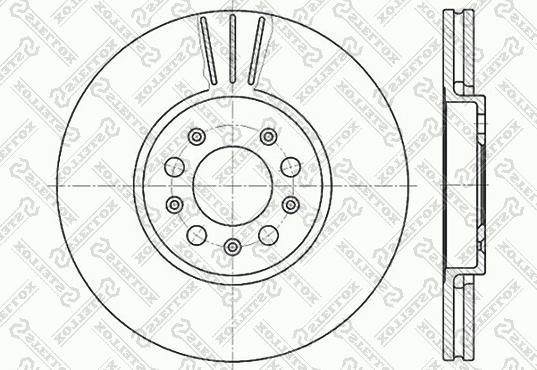 Stellox 6020-4760V-SX - Bremžu diski ps1.lv