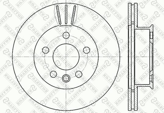 Stellox 6020-4733V-SX - Bremžu diski ps1.lv