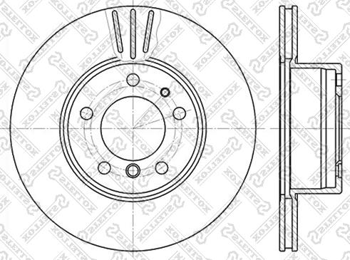 Stellox 6020-1519V-SX - Bremžu diski ps1.lv