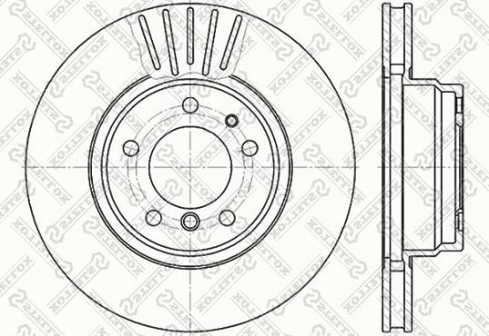 Stellox 6020-1534V-SX - Bremžu diski ps1.lv