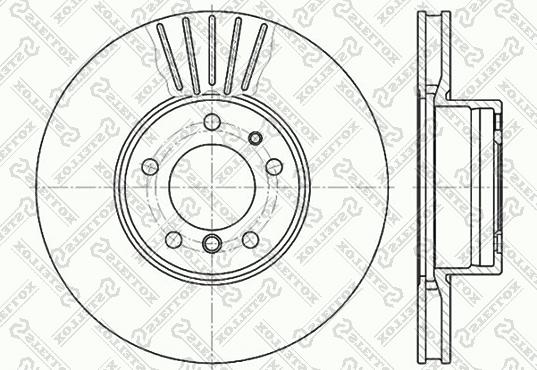 Stellox 6020-1532V-SX - Bremžu diski ps1.lv