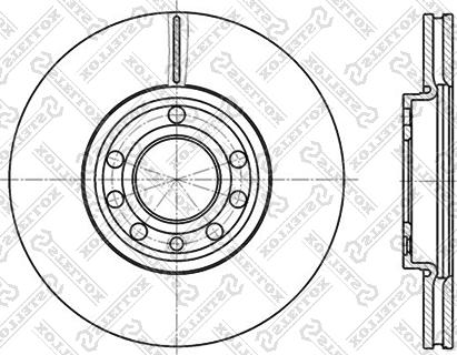 Stellox 6020-3645V-SX - Bremžu diski ps1.lv