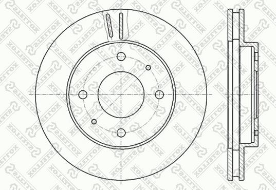 Stellox 6020-3010V-SX - Bremžu diski ps1.lv