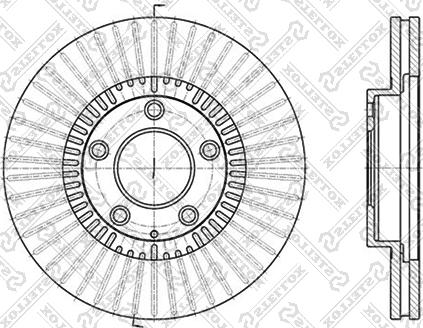 Stellox 6020-3247V-SX - Bremžu diski ps1.lv