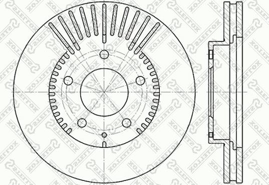 Stellox 6020-3254V-SX - Bremžu diski ps1.lv