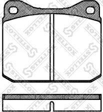 BENDIX 621628 - Bremžu uzliku kompl., Disku bremzes ps1.lv