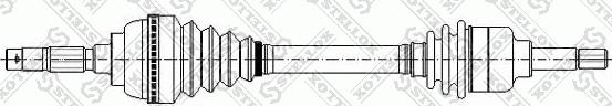 Stellox 158 1035-SX - Piedziņas vārpsta ps1.lv