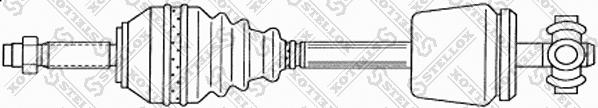 Stellox 158 1766-SX - Piedziņas vārpsta ps1.lv