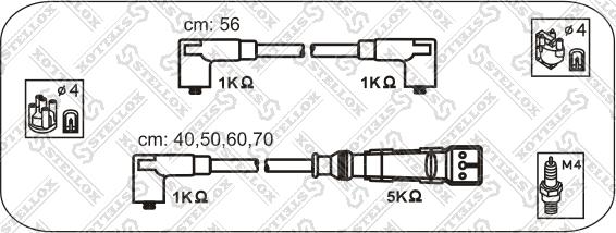 Stellox 10-39054-SX - Augstsprieguma vadu komplekts ps1.lv