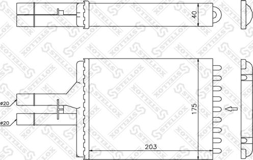 Stellox 10-35076-SX - Siltummainis, Salona apsilde ps1.lv