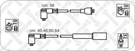 Stellox 10-38453-SX - Augstsprieguma vadu komplekts ps1.lv