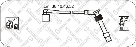 Stellox 10-38460-SX - Augstsprieguma vadu komplekts ps1.lv