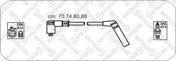 Stellox 10-38324-SX - Augstsprieguma vadu komplekts ps1.lv