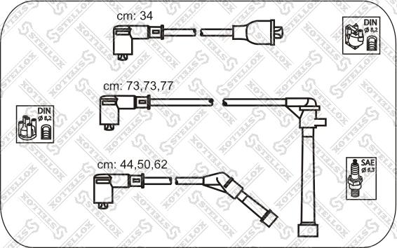 Stellox 10-38266-SX - Augstsprieguma vadu komplekts ps1.lv