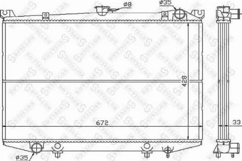 Stellox 10-25994-SX - Radiators, Motora dzesēšanas sistēma ps1.lv