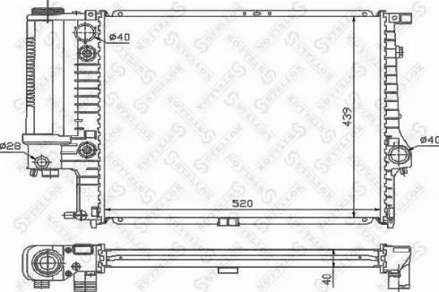 Stellox 10-25552-SX - Radiators, Motora dzesēšanas sistēma ps1.lv