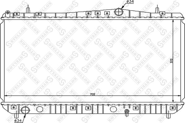 Stellox 10-25688-SX - Radiators, Motora dzesēšanas sistēma ps1.lv