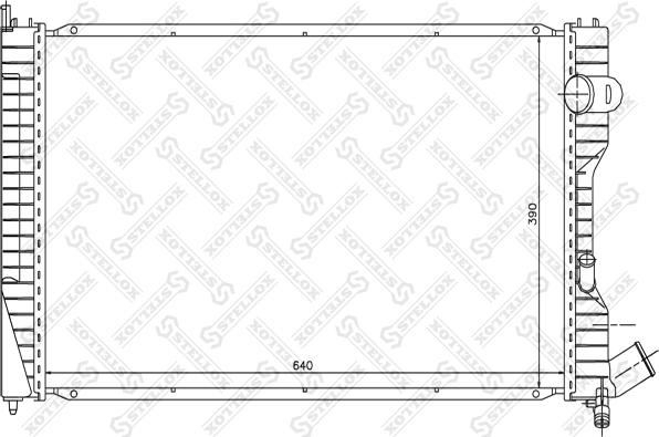 Stellox 10-25639-SX - Radiators, Motora dzesēšanas sistēma ps1.lv