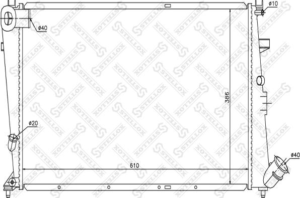 Stellox 10-25677-SX - Radiators, Motora dzesēšanas sistēma ps1.lv