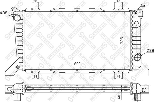 Stellox 10-25056-SX - Radiators, Motora dzesēšanas sistēma ps1.lv