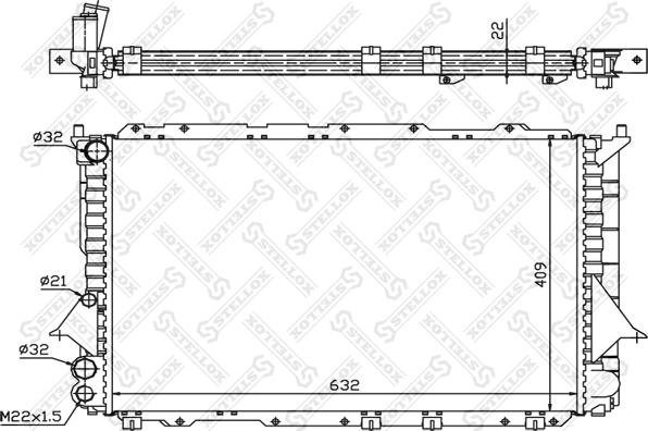 Stellox 10-25081-SX - Radiators, Motora dzesēšanas sistēma ps1.lv