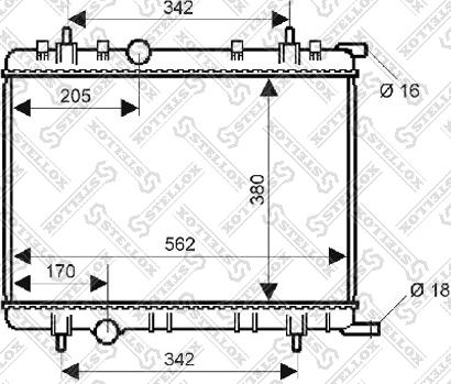 Stellox 10-25133-SX - Radiators, Motora dzesēšanas sistēma ps1.lv