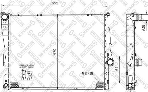 Stellox 10-25128-SX - Radiators, Motora dzesēšanas sistēma ps1.lv