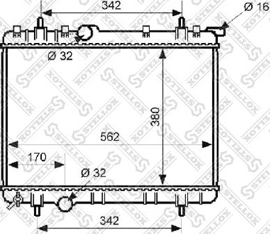 Stellox 10-25171-SX - Radiators, Motora dzesēšanas sistēma ps1.lv