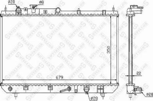 Stellox 10-25863-SX - Radiators, Motora dzesēšanas sistēma ps1.lv