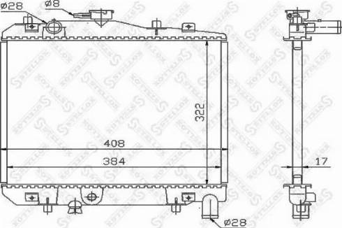 Stellox 10-25862-SX - Radiators, Motora dzesēšanas sistēma ps1.lv