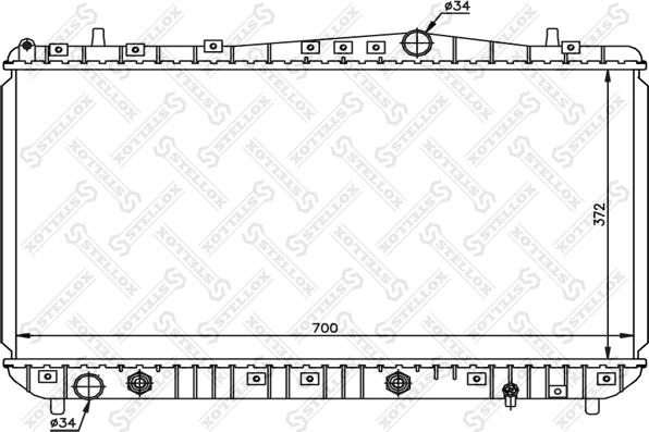 Stellox 10-25342-SX - Radiators, Motora dzesēšanas sistēma ps1.lv