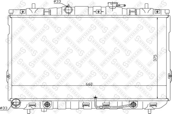 Stellox 10-26601-SX - Radiators, Motora dzesēšanas sistēma ps1.lv