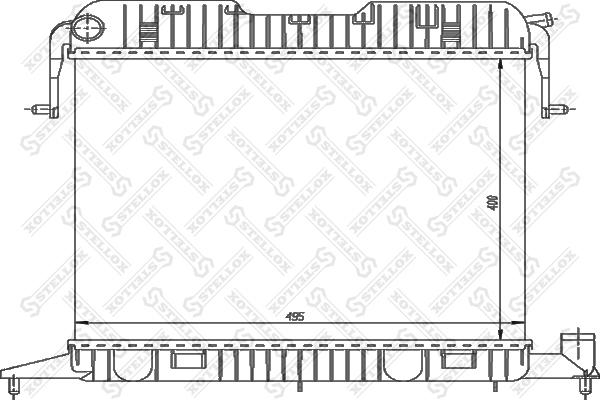 Stellox 10-26006-SX - Radiators, Motora dzesēšanas sistēma ps1.lv