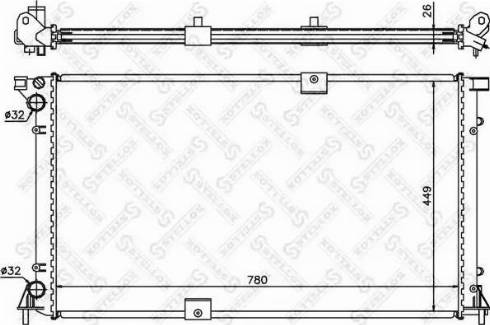 Stellox 10-26181-SX - Radiators, Motora dzesēšanas sistēma ps1.lv