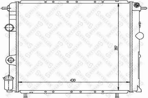 Stellox 10-26200-SX - Radiators, Motora dzesēšanas sistēma ps1.lv